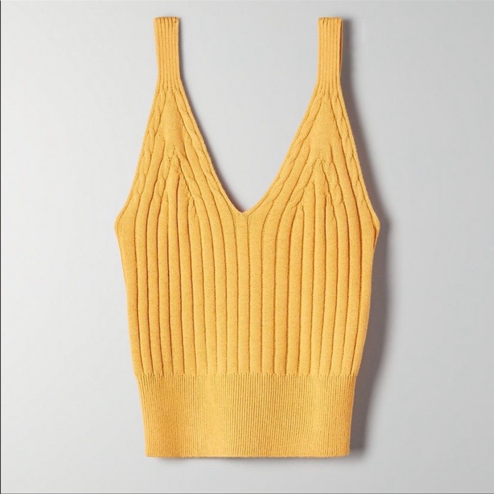 Aritzia Wilfred Suzette knit top